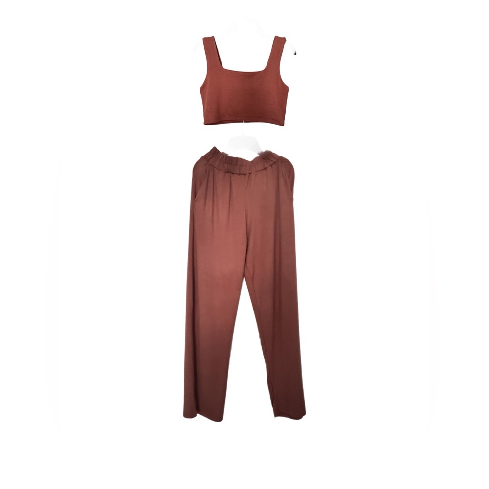 Women's Brown Pants Set